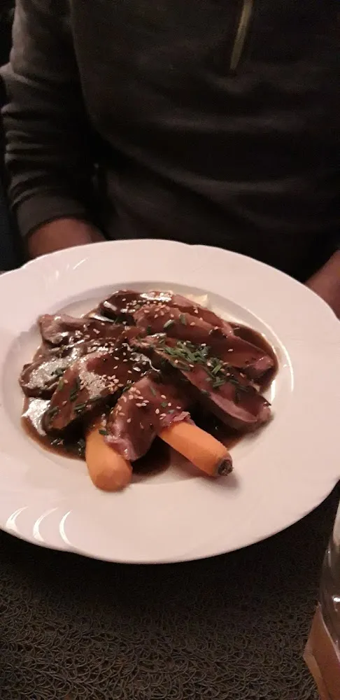 Magret de Canard Émulsion de Framboise